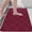 Red, variant on Djiypn 16"x24" Ultra Thin Bathroom Rugs, Low Profile Bath Mat Non-Slip Under Door Absorbent Shower Rug Washable Indoor Door Mat Small, Khaki