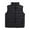 Black, variant on WOYY Boys Girls Lightweight Padded Vest Outerwear Sleeveless Jacket for Kid, Sizes 3-4T