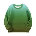 thumbnail image 3 of Erwazi Kids Athletic Sweatshirts with Pockets Boys Girls Casual Long Sleeve No Hoodies Sweatshirt Soft Warm Fall Winter Trendy Pullover Tops, 3 of 6