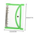 thumbnail image 3 of RuiJiao Transparent PVC Loose-Leaf Binder - Perfect for Travel Expense Tracking, Durable and Reusable, Ideal for Organizing Receipts and Notes, 3 of 4