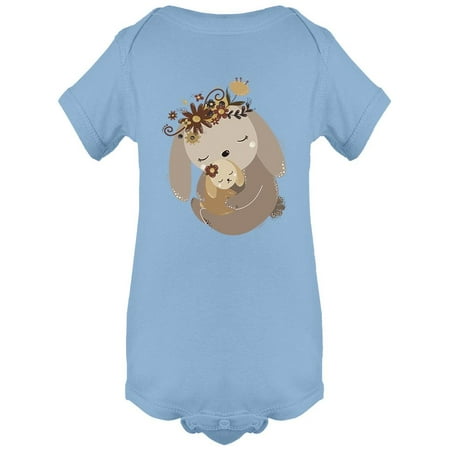 

Cute Beige Rabbit And Baby Bodysuit Infant -Image by Shutterstock 6 Months