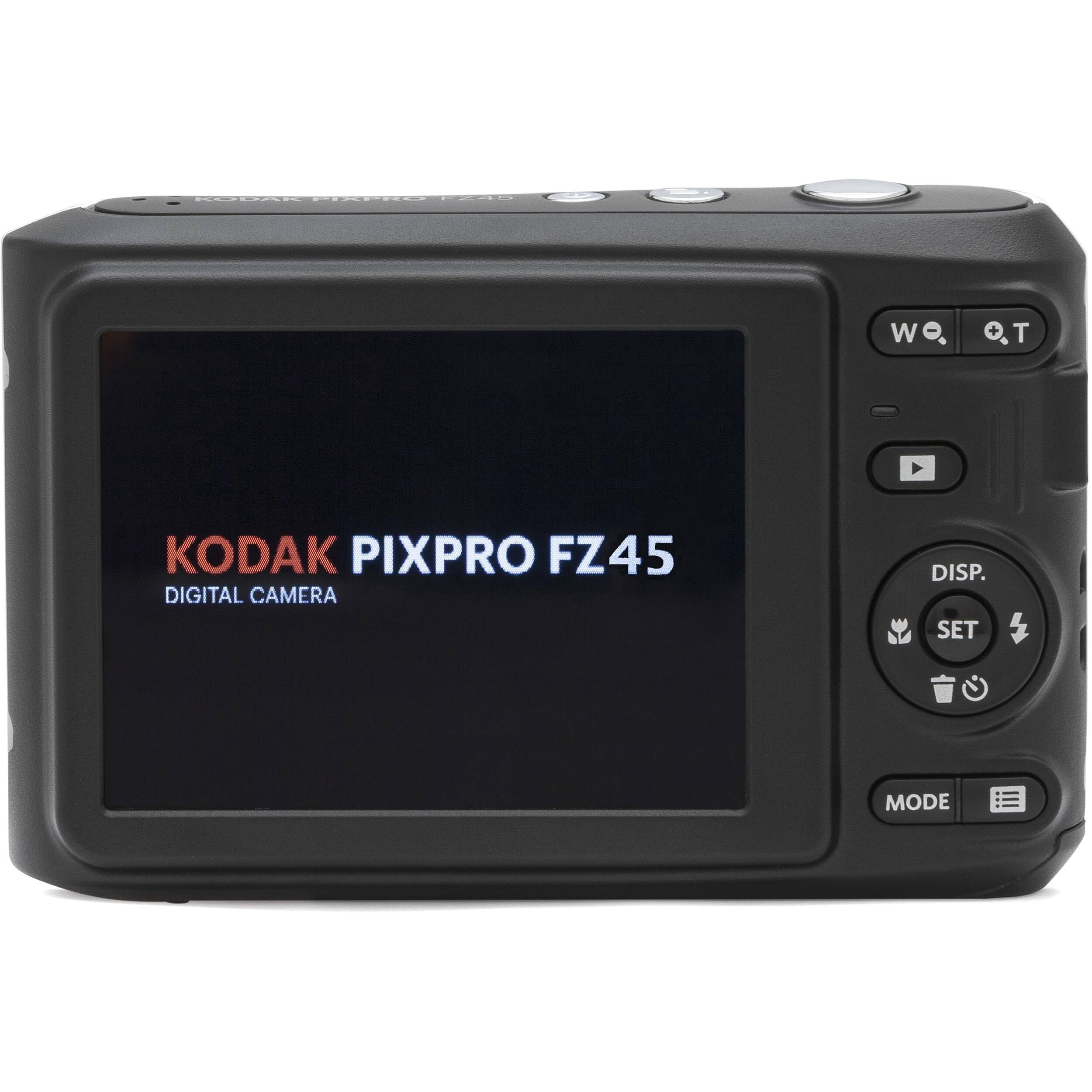 Kodak PIXPRO FZ45 16MP Digital Camera 4X Optical Zoom 27mm Wide Angle 1080P Full HD Video 2.7" LCD Camera White + 64GB Card and Reader + Memory Wallet Bundle