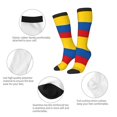 thumbnail image 4 of Colombian Flag Knee High Socks for Women Long Leg Warmers Socks, 4 of 7