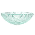 thumbnail image 2 of Clear Freeform Wave Glass Vessel Sink, 2 of 6