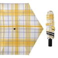 thumbnail image 4 of ALAZA Checkered Plaid Print UPF 50+ Compact Folding Umbrella for Rain Travel Umbrella Packable, 4 of 8