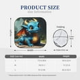 thumbnail image 3 of Vsdgher Adorable Blue Baby Dragon Print Car Windshield Sun Shade, Reflective Sunshade Window Sunshade Sun Visor Protector Fit for Cars,Trucks,SUVs-Large, 3 of 6
