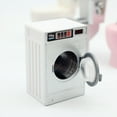 thumbnail image 3 of OUNONA Doll House Washing Machine Miniature Washer and Dryer 1 Set Doll House Laundry Room Accessory, 3 of 6