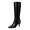 Gray, variant on Knee High Boots for Women Pointed Toe Stiletto Heel Tall Boots, Faux Leather Side Zipper Elegant Boots Sleek Slim Fit Dress Shoes