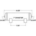 thumbnail image 3 of Firestone Industrial Air Tank 9126 2 Gallon Capacity; Black; Without Handle, 3 of 4