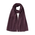thumbnail image 5 of HXWCHs Solid Color Bubble Chiffon Scarf for Women Fashion Soft Hijab Long Scarfs Wrap Scarves Brick Red, 5 of 6