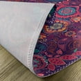 thumbnail image 5 of Ambesonne Ethnic Place Mats Set of 4, Modern Paisley Dot Leaf, Standard Size, Multicolor, 5 of 6