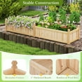 thumbnail image 5 of 91" Wood Planter Box - Divisible Raised Garden Bed with Liner & Drainage, 5 of 9
