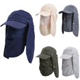thumbnail image 3 of Baseball Cap Summer Outdoor Sun Hat Protection Bucket Boonie Cap Solid Adjustable Fishing Hat, 3 of 4