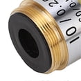 thumbnail image 2 of Objectif 10X en laiton et alliage d'aluminium pour microscope biologique, 2 of 4