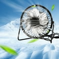 thumbnail image 4 of Qocolhg 6 inch Small Desk Fan Powerful Quiet 360° Adjustable Rotation Desk Fan Summer Personal Small Electric Fan Ideal for Home or Office Bedroom Desk Airflow Cooling, USB Powered, Black, Clearance, 4 of 6