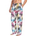 thumbnail image 3 of Mens Pajama Pants - Soft Sleep & Lounge Pants for Men, Colorful Cute Food Cuteness Casual PJ Bottoms Pants with Pockets, 3 of 5