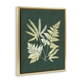 thumbnail image 4 of Stupell Industries Gilded Fern Leaves Plants & Flowers Painting Gold Floater Framed Canvas Art Print Wall Art, 17 x 21, 4 of 10