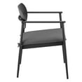 thumbnail image 3 of Aeris Dining Armchair Set of 2 in Charcoal, 3 of 11