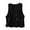 Black, variant on Lovskoo Womens Cotton Linen Vest Casual Loose V Neck Sleeveless Vests Jacket Blazer Waistcoat with Pockets Black