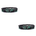 thumbnail image 3 of Guardurnaity 2 uds amantes encantadora 6mm circonitas fiesta de ocio * pulseras Multicolor joyería cuenta Popular verde pavo real verde pavo real verde pavo real verde 2piezas, 3 of 6