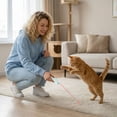thumbnail image 6 of Multifunctional Laser Cat Toy, Interactive Pet Entertainment Device with Adjustable Beam Modes and Timer Function for Indoor Play, Blue, 6 of 6