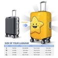 thumbnail image 5 of Bingfone Happy Cartoon Star Luggage Cover Washable Suitcase Cover Protector Anti-scratch Suitcase cover Fits 18-32 Inch Luggage (No luggage included), 5 of 8