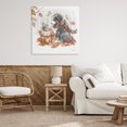 thumbnail image 3 of Stupell Industries Dog & Fall Pumpkins Holiday Painting Gallery Wrapped Canvas Art Prints Wall Art, 36 x 36, 3 of 8
