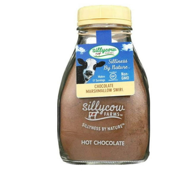 SILLYCOW HOT CHOCOLATE MARSHMALLOW SWIRL , 16.9 Ounces -Pack Of 3