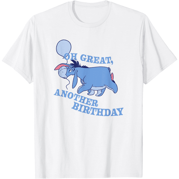 Winnie The Pooh Eeyore Oh Great Another Birthday Unisex Softstyle T-Shirt for Men Women Kids