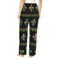 thumbnail image 3 of Fotbe Mardi Gras Fleur de Lis Women's Pajama Pants,Sleepwear Pants,Pj Bottoms Drawstring And Pockets-X-Large, 3 of 9
