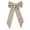 Khaki, variant on 9.5x16 Inch Christmas Tree Topper Bow, Room Decor Ribbon Xmas Signature Velvet Bow for Wedding Engagement Birthday Party, Christmas Decoration for Home Wreath Door Wall( All )