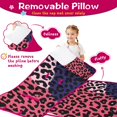 thumbnail image 3 of Pink and Black Of Leopard Print Toddler Nap Mats for Kids Preschool,Sleeping Mat Bag or Kids,Toddler Sleeping Bag,Toddler Nap Mat or Daycare, 3 of 6