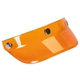 thumbnail image 4 of Universal 3 Snap-Button Visor Flip Up Wind Shield for Open Face Motorcycle Helmet, 4 of 6