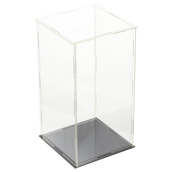 PBPBOX Clear Tabletop Display Case Acrylic Display Box Transparent 1Pack