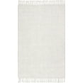 thumbnail image 4 of nuLOOM Casual Keren Wool Area Rug, 5' x 8', Off White, 4 of 4