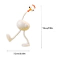 thumbnail image 3 of Steadline Adjustable Bendable Mini Chicken Rechargeable Night Light 500mAh 3 Brightness Modes,Cute Shape USB Charging Lamp,Soft Safe Decor Light For Kids Bedroom Christmas Ornament(White), 3 of 7