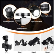BEBANG Telescope for Adults Astronomy, 70mm Professional Refractor Telescope for Kids Beginners Adults
