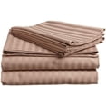 thumbnail image 1 of 700 Thread Count 3 Piece ( 1-Fitted Sheet + 2 - Pillow Cases ) Fitted Sheet 12 Inch Deep Pocket 100% Egyptian Cotton Stripe Pattern, 1 of 1