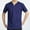 Navy, variant on Zylanna Men's Casual T-Shirts, Crew Neck Fashion Short Sleeve Solid Color Shirts for Men Tee White Size L