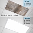 thumbnail image 4 of Brown Fluorescent Light Covers, Retro Oil Painting Modern Abstract Art Aesthetics Magnetic Light Covers for Ceiling Lights, Fluorescent Ceiling Shade Filters for Classroom Bedroom Office 4x2Ft x 4PCS, 4 of 8