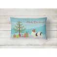 thumbnail image 2 of Carolines Treasures CK3553PW1216 Papillon Christmas Tree Canvas Fabric Decorative Pillow, 12H x16W, multicolor, 2 of 4