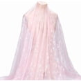 thumbnail image 6 of 2 Yards White Butterfly Embroidery Tulle Lace Fabric 63 Inch Butterfly Printed Mesh Fabrics Shiny Glitter Tulle Fabric for Tutu Skirt Dress Gown Veil Curtain Gift WrappingWhite, 6 of 9