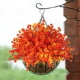 thumbnail image 4 of Ramo de flores artificiales Ounissouiy 4x ecológico violeta otoño rojo, 4 of 6