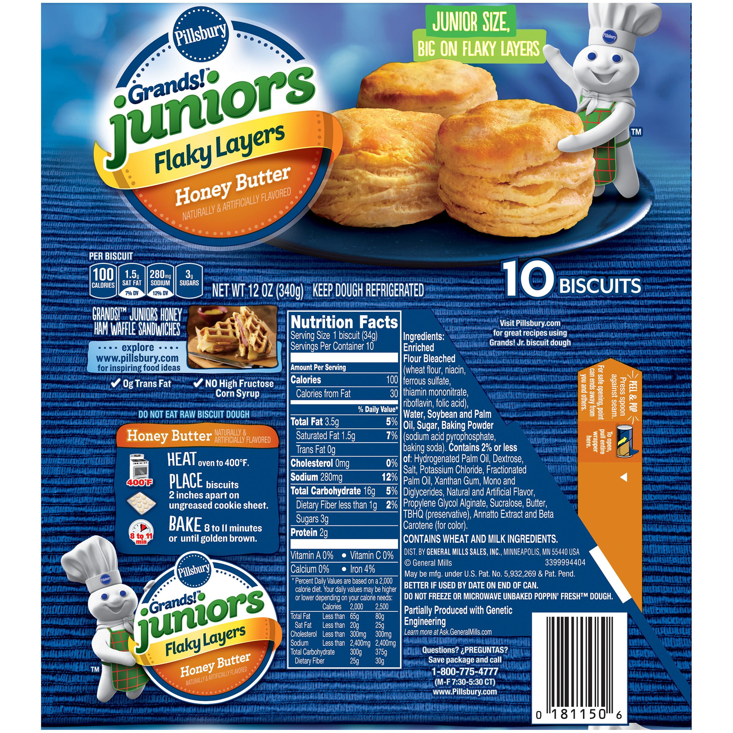 pillsbury honey butter biscuits