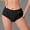 Black, variant on Naittoop Seamless Underwear for Women High Waisted Full Coverage No-Show Stretch Briefs Ice Silk Breathable Comfy Panty