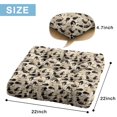 thumbnail image 7 of Boho Cat Aesthetic Floor Cushion - Artistic Cat Print Meditation Pillow - Soft & Fluffy Tatami Mat for Home Decor, 7 of 7