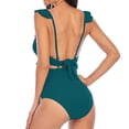 thumbnail image 3 of Womens One Piece Swimsuit,Plus Size Tankini Set One Piece Style Swimsuit With Padded Top Comfortable Swimwear Ensemble for Beach Full Coverage And Support,Swimsuits for Women,L, 3 of 5