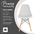 thumbnail image 2 of Set 2 Sillas Eames Estructura Modernas Silla Comedor blanco Big Room HJSEKT000200, 2 of 7