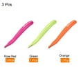 thumbnail image 3 of Uxcell Magnetic Staplers Puller Office Home Staple Remover Tools, Green Orange Rose Red 3 Pack, 3 of 6