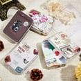 thumbnail image 3 of 4Pcs Vintage Metal Tin Box Gift Card Holder Rectangular Tinplate Box Containers Christmas Small Wrap Boxes with Lids Hinged Storage Cans for Home Kitchen Candles Jewelry Coin Cake Biscuits, 3 of 7